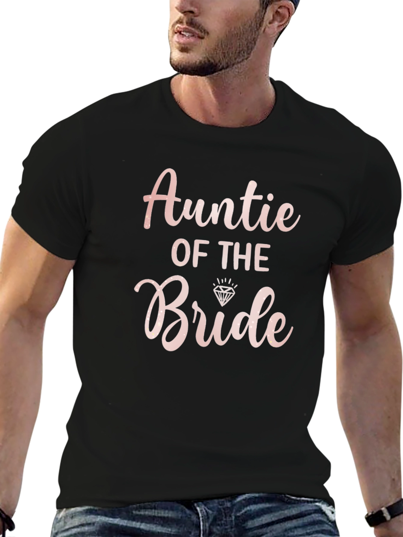 Auntie of the Bride Wedding T-Shirt