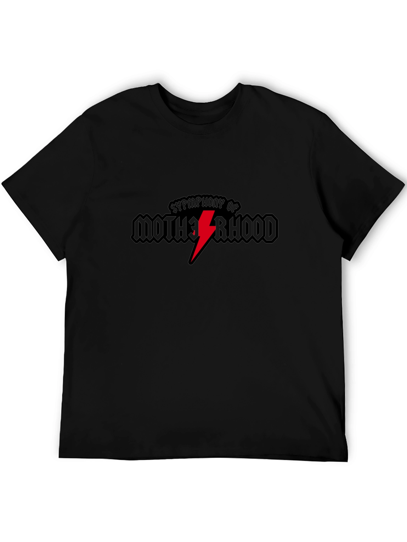 Symphony of Motherhood Black Graphic Tee