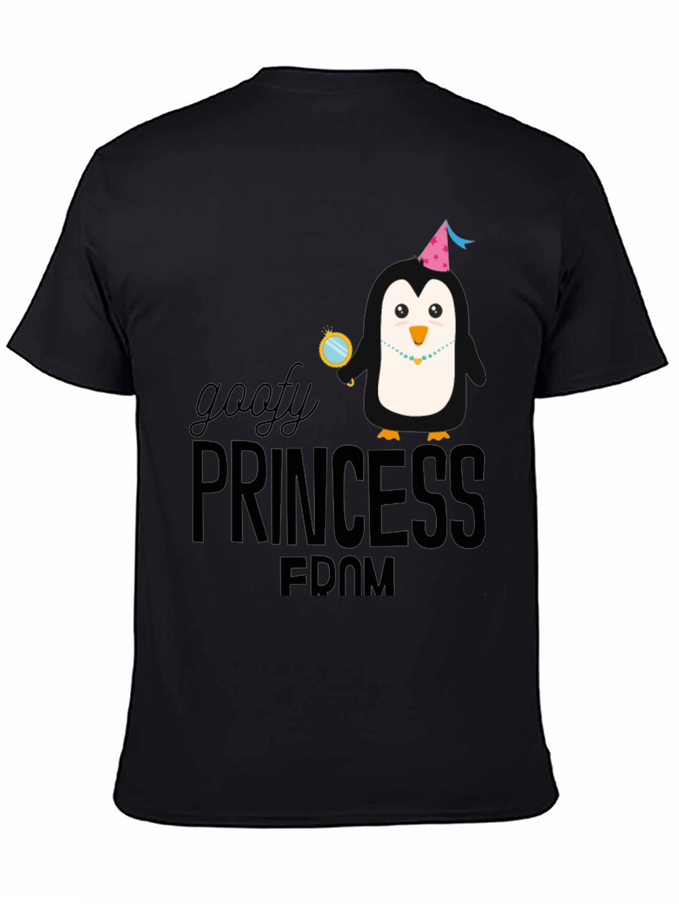 Goofy Princess Penguin T-Shirt
