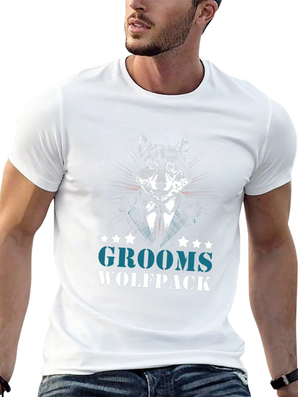 Grooms Wolfpack T-Shirt