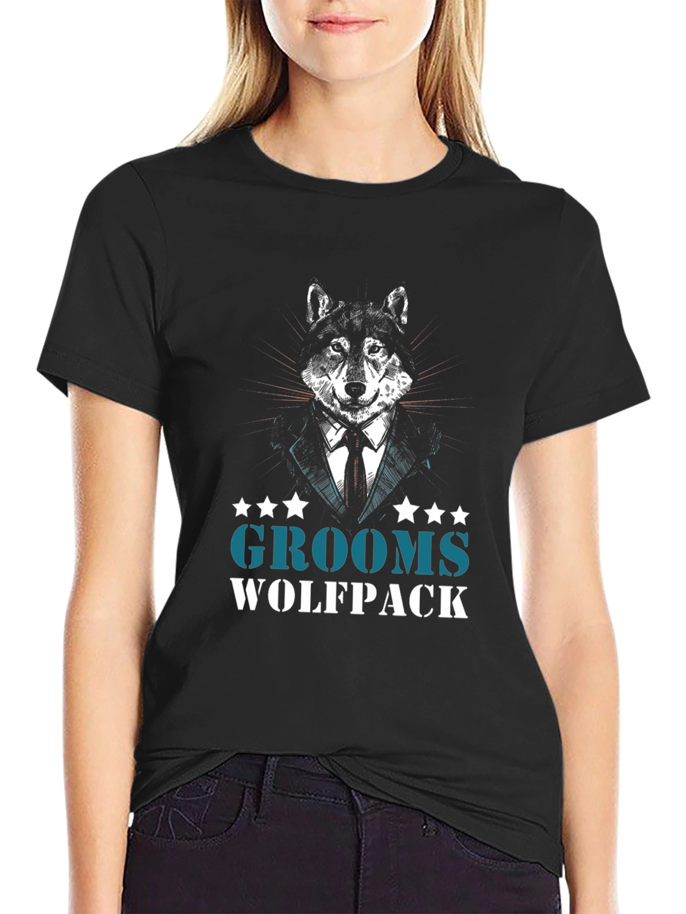 Grooms Wolfpack T-Shirt