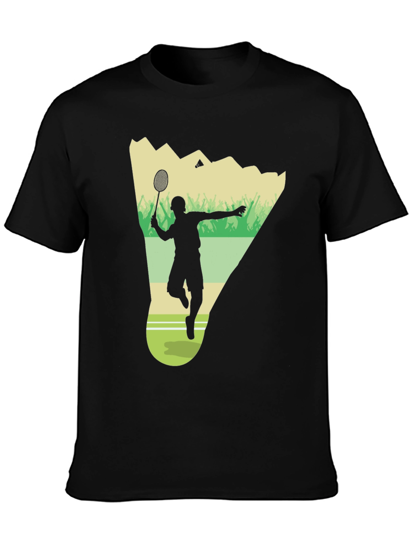 Badminton Player Graphic Tee - Smash Your Style!