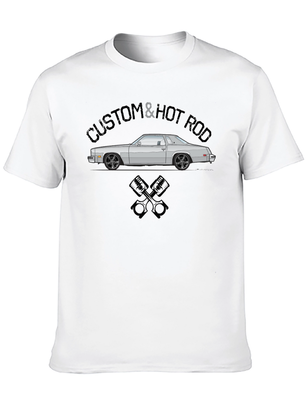 Custom & Hot Rod Car Graphic T-Shirt