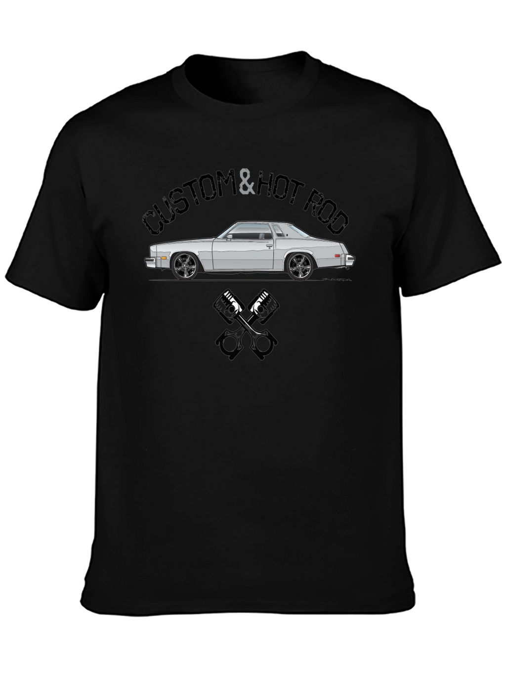 Custom & Hot Rod Car Graphic T-Shirt