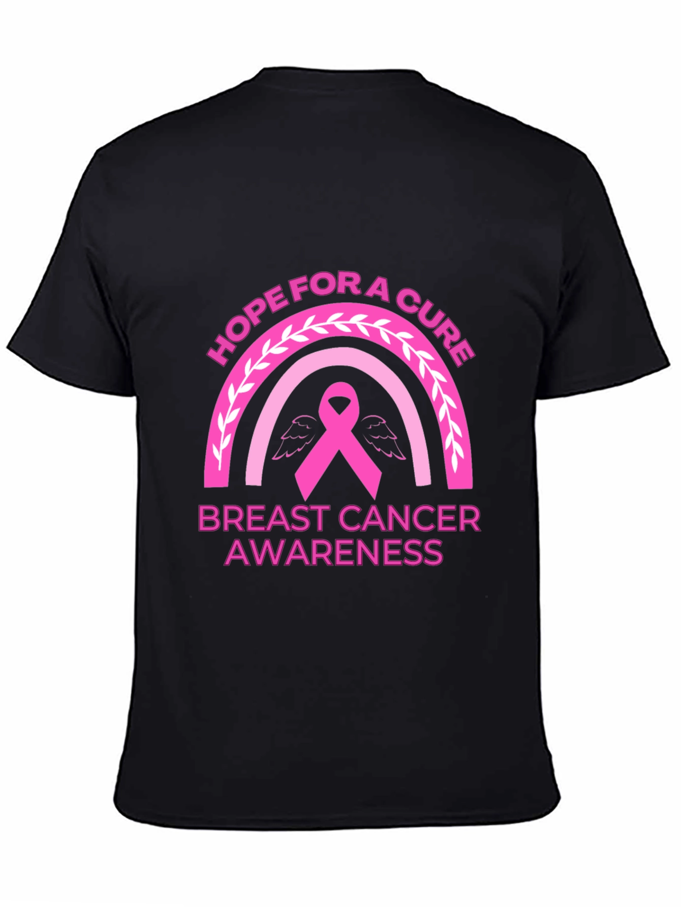 Hope for a Cure Breast Cancer Awareness T-Shirt