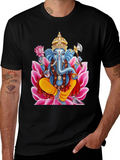 Ganesh Print T-Shirt - Divine Style