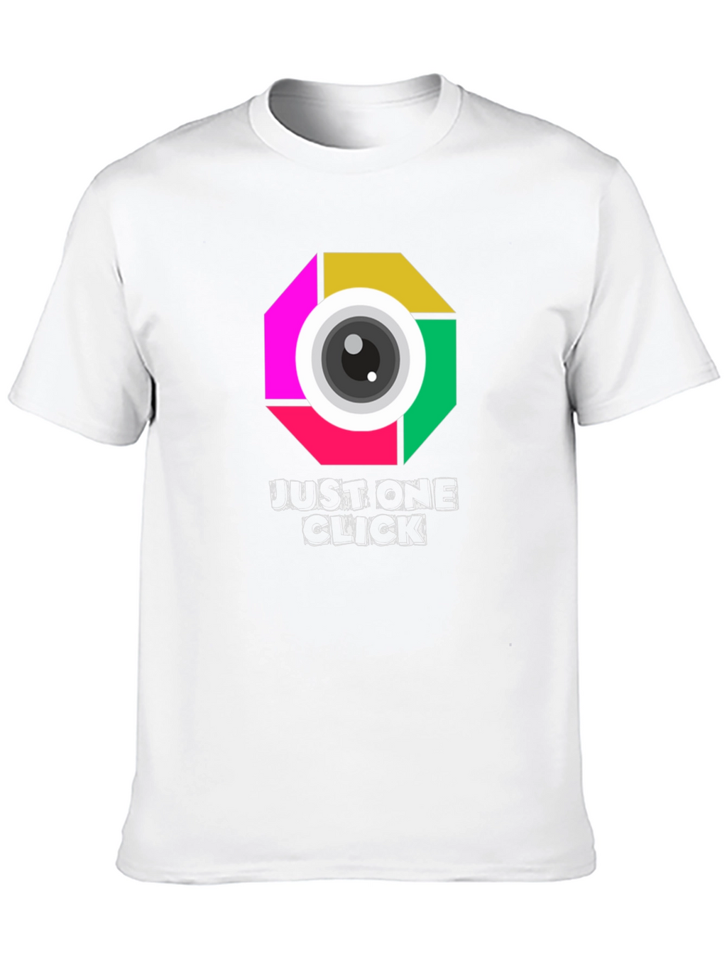 Just One Click Camera Graphic T-Shirt