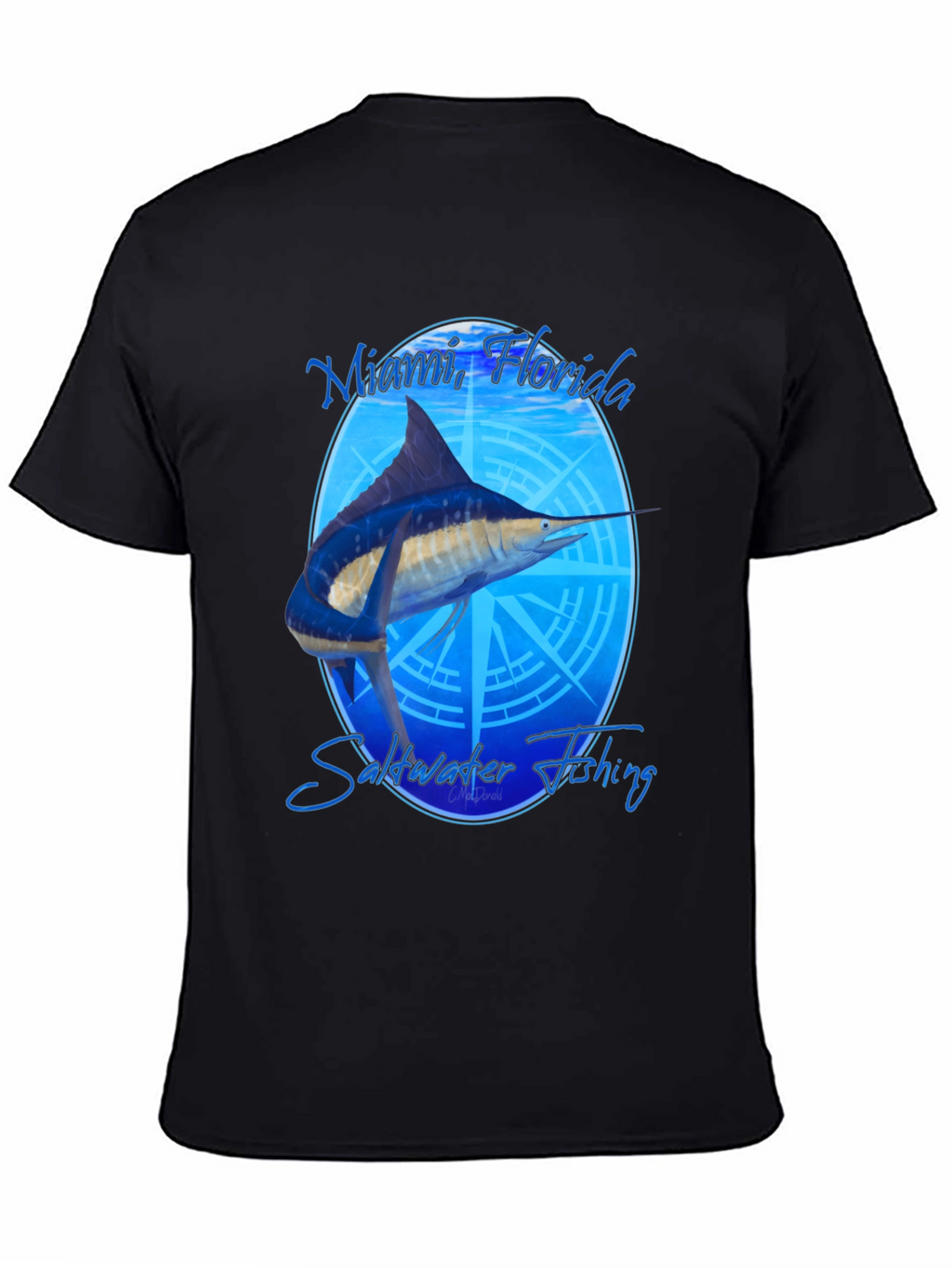 Miami Florida Saltwater Fishing T-Shirt