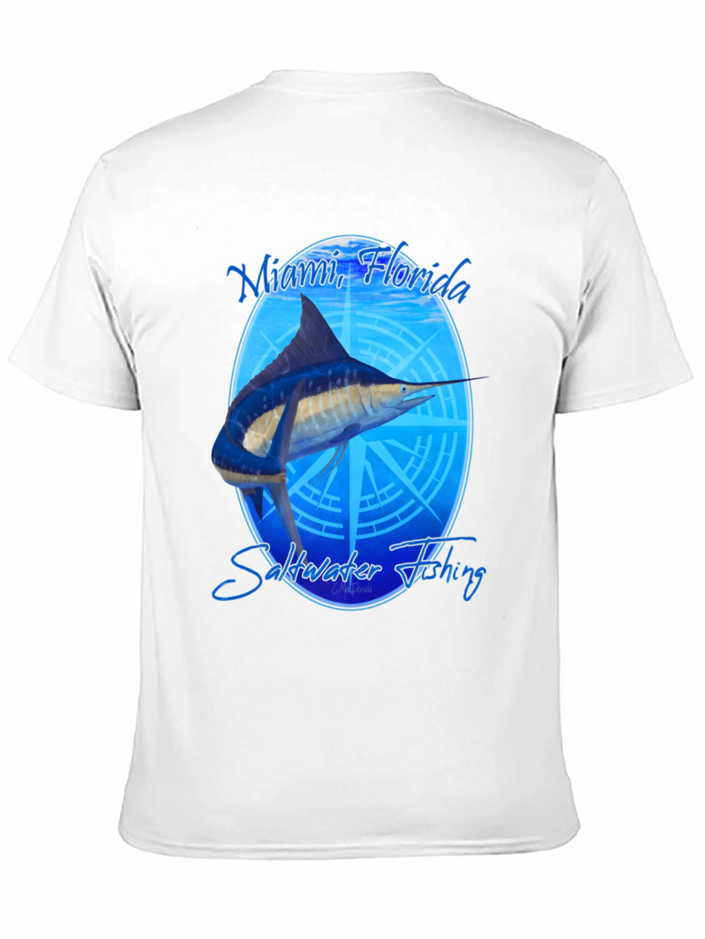 Miami Florida Saltwater Fishing T-Shirt