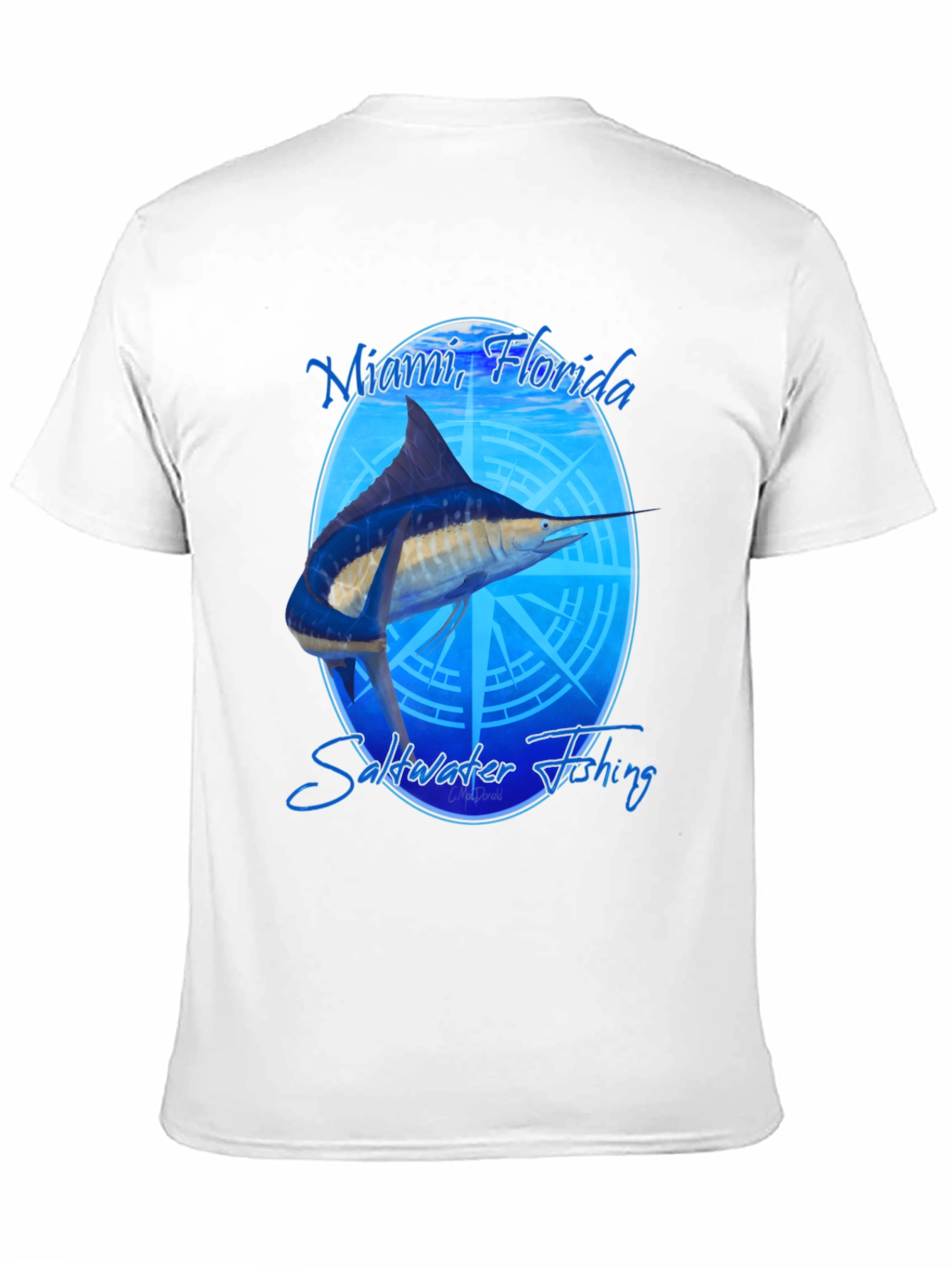 Miami Florida Saltwater Fishing T-Shirt