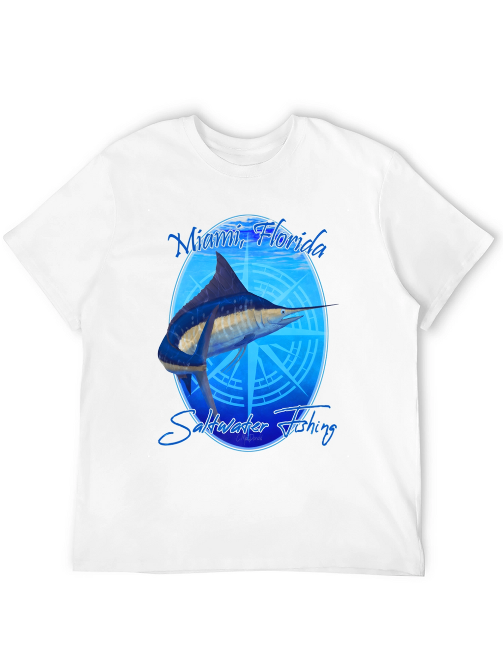 Miami Florida Saltwater Fishing T-Shirt