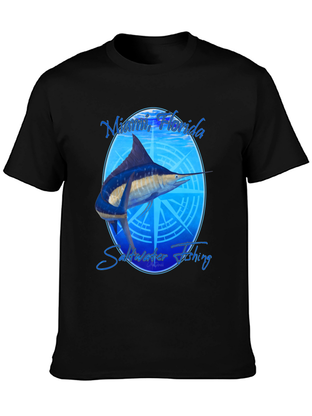 Miami Florida Saltwater Fishing T-Shirt