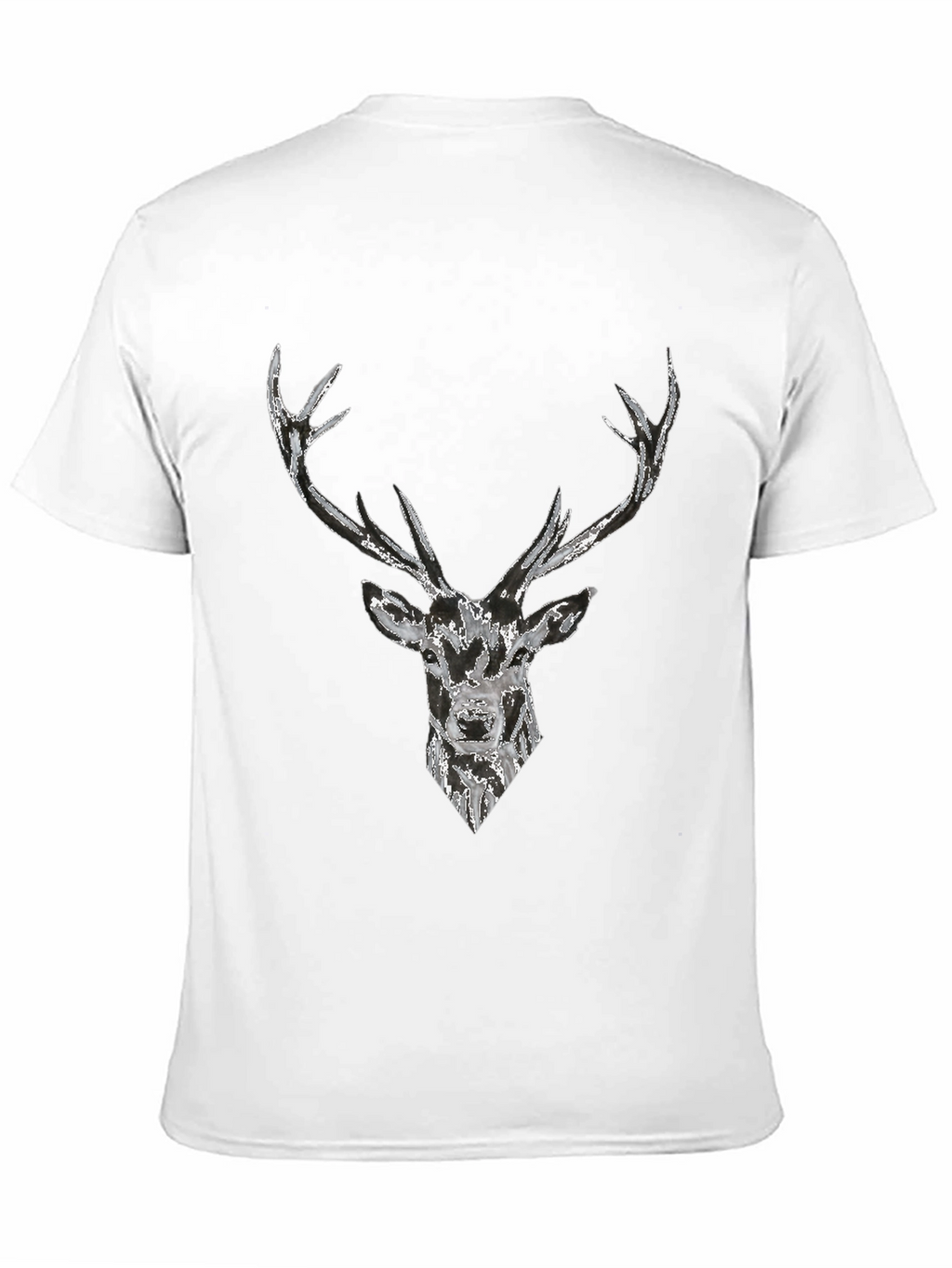 Deer Graphic Black T-Shirt