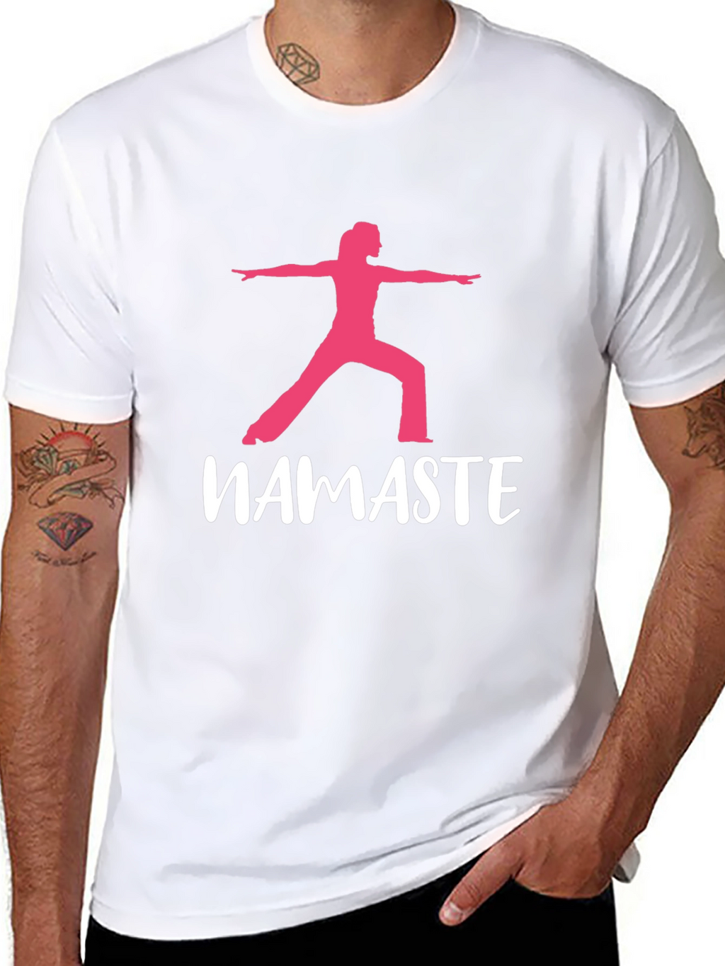Namaste Yoga Black T-Shirt