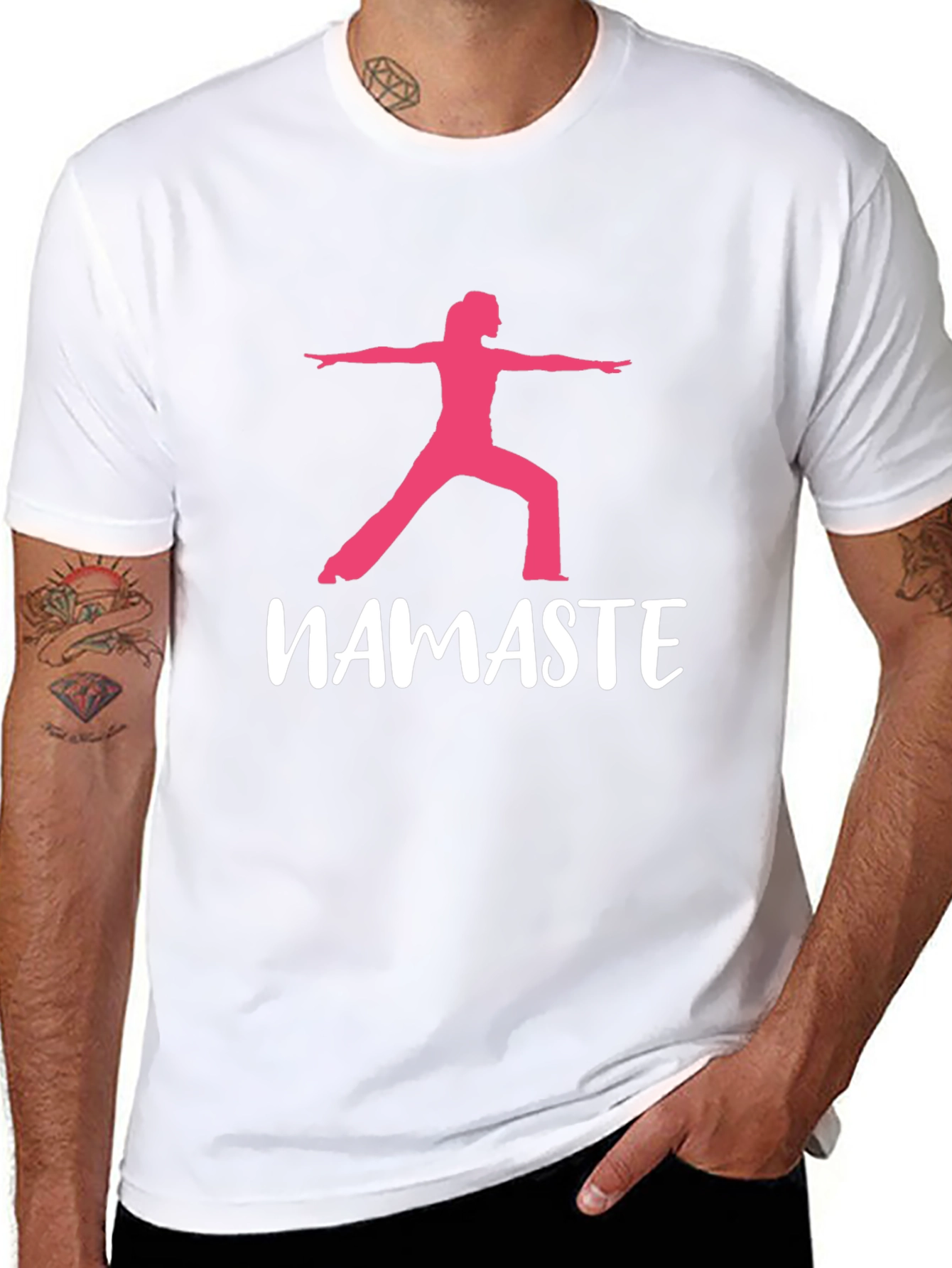 Namaste Yoga Black T-Shirt