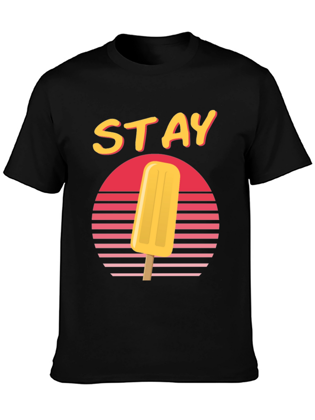 Retro Sunset Popsicle T-Shirt - Stay Cool