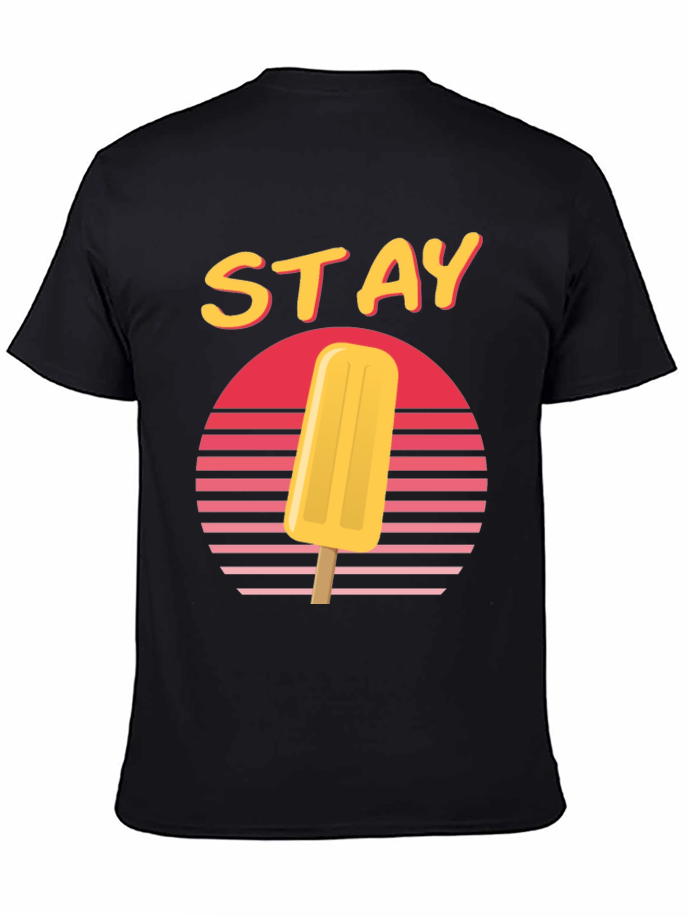 Retro Sunset Popsicle T-Shirt - Stay Cool