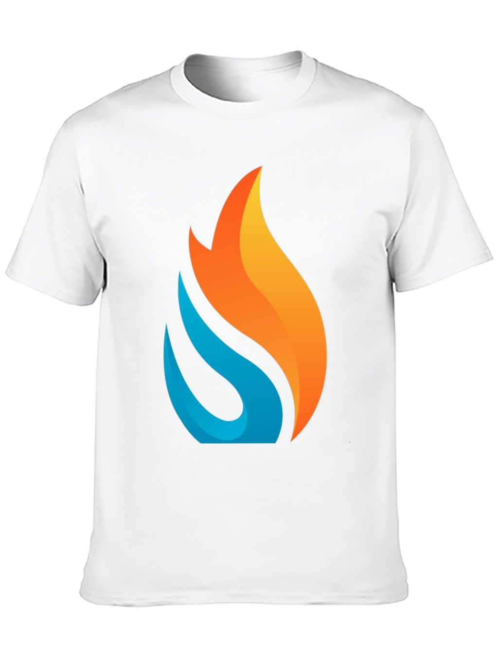 Flame Graphic Black T-Shirt - Modern Design