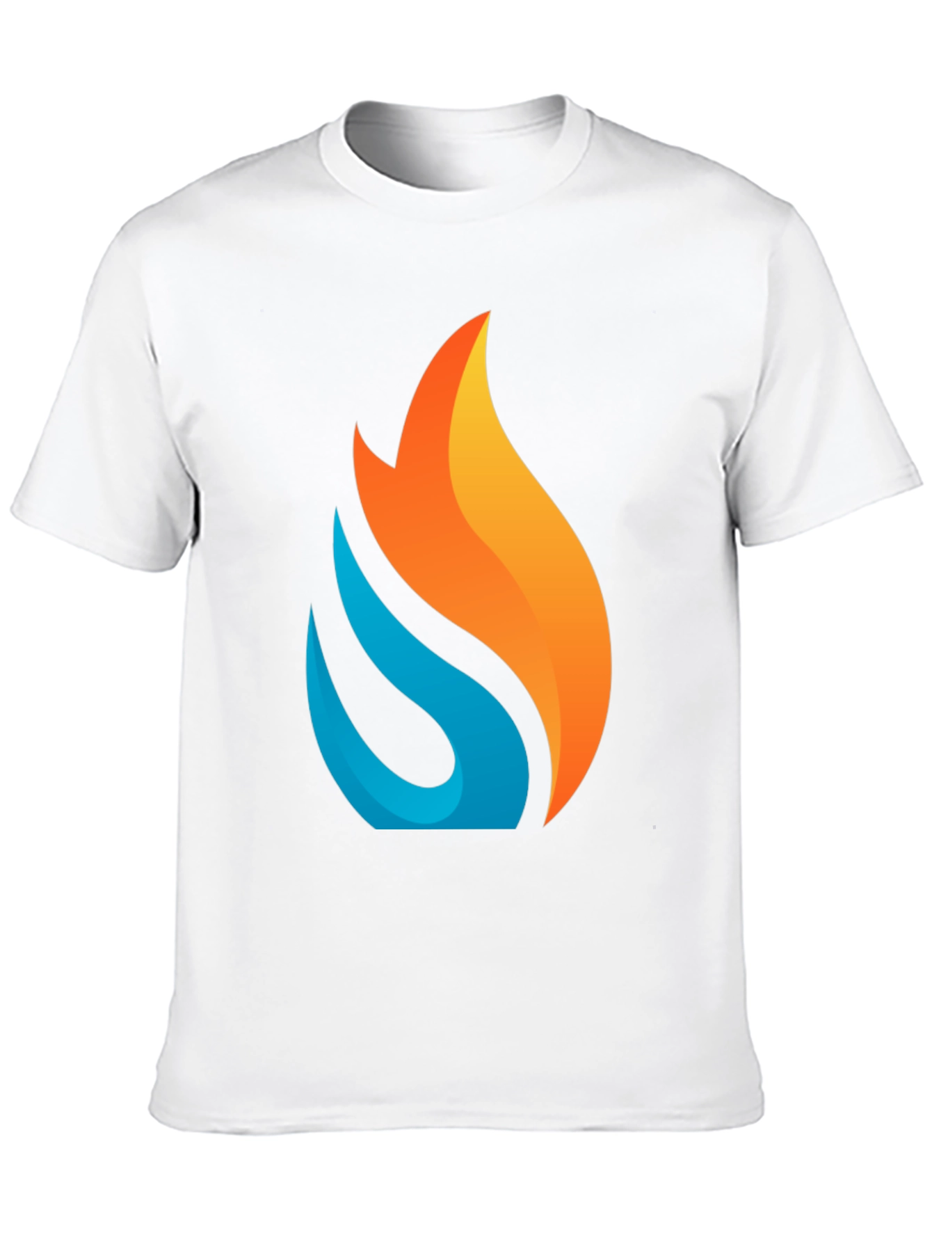 Flame Graphic Black T-Shirt - Modern Design