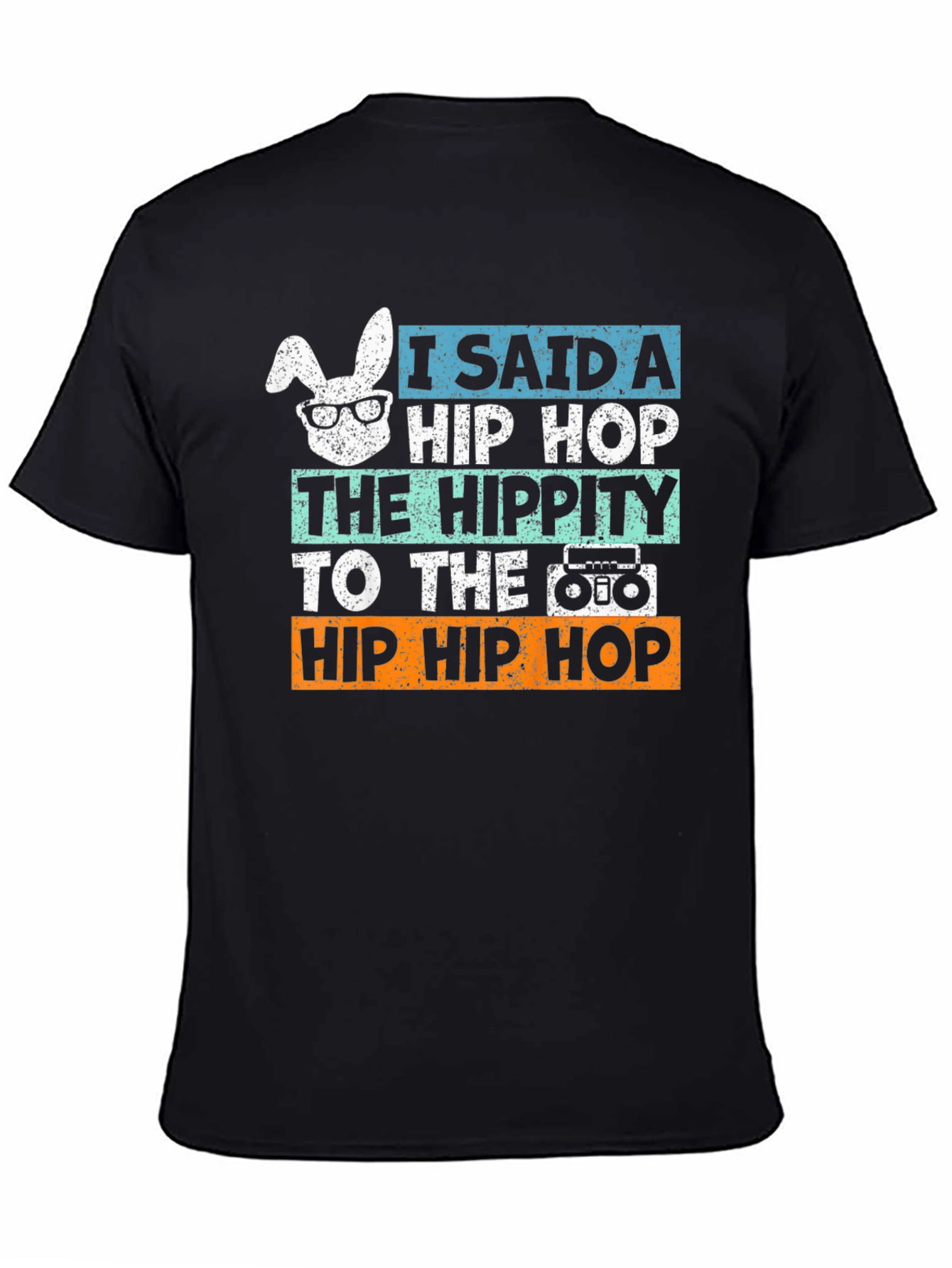 Hip Hop Easter Bunny T-Shirt - Retro Style