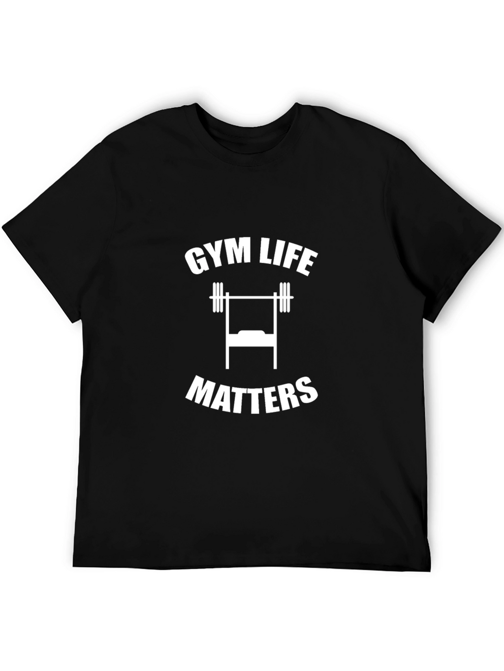 Gym Life Matters Graphic T-Shirt Black