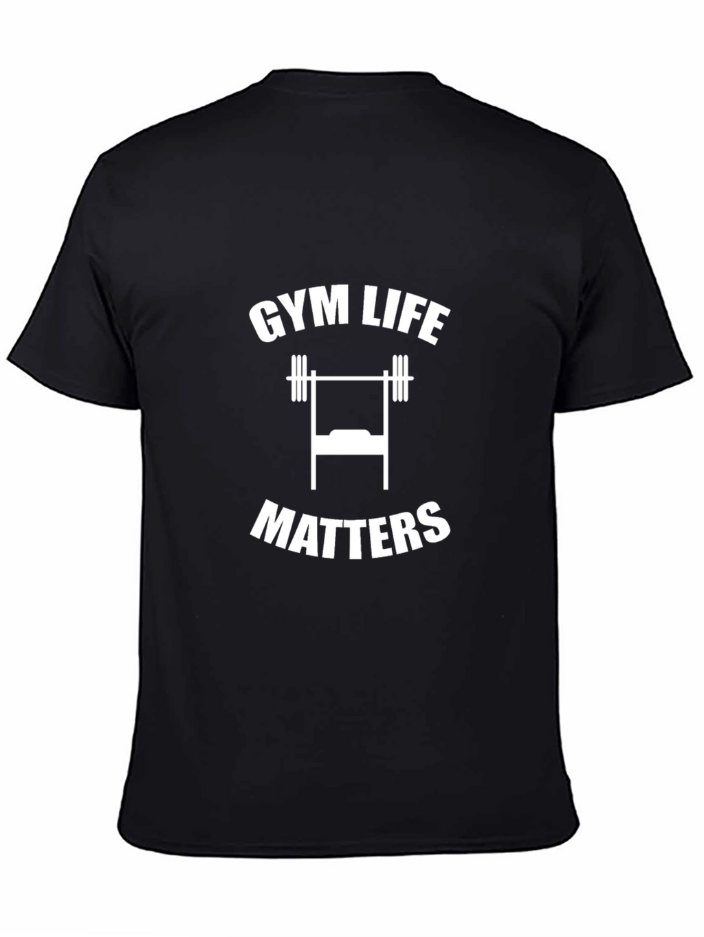 Gym Life Matters Graphic T-Shirt Black