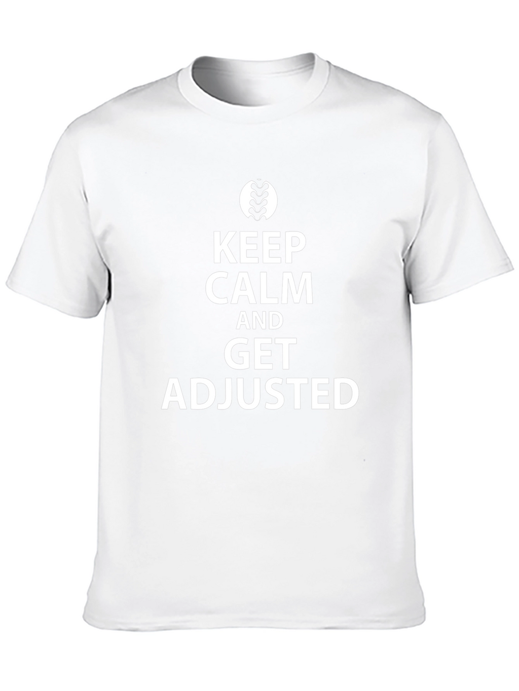 Keep Calm and Get Adjusted Black T-Shirt