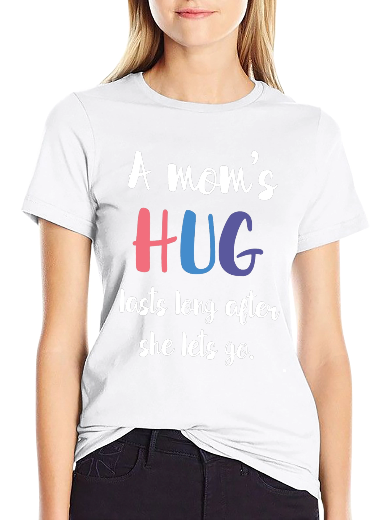 A Moms Hug T-Shirt - Comforting Message