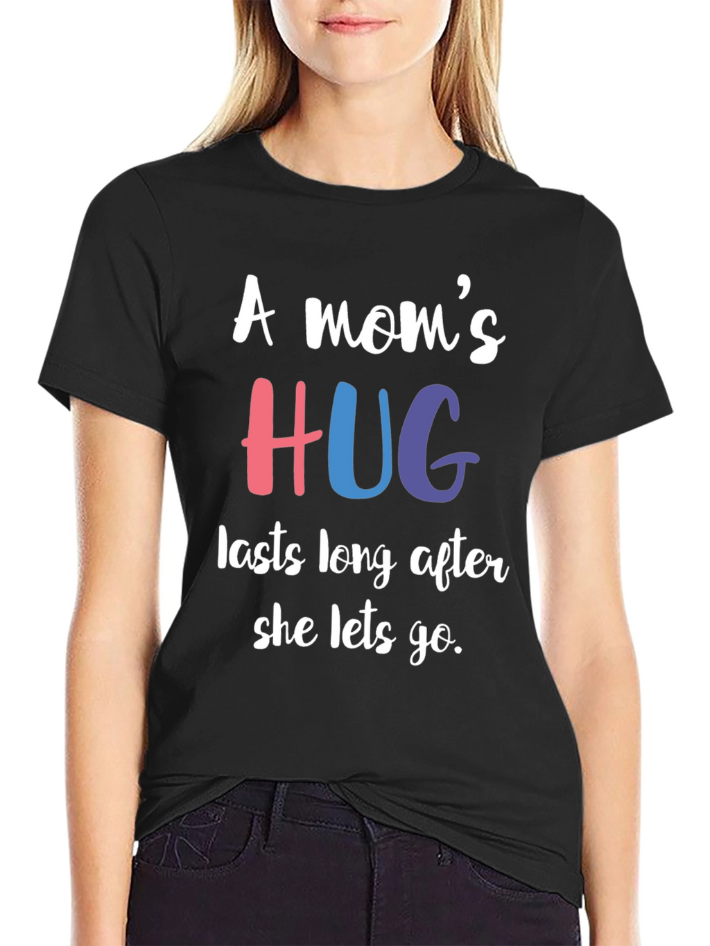 A Moms Hug T-Shirt - Comforting Message