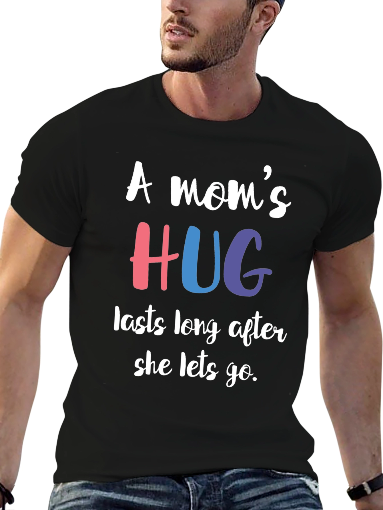 A Moms Hug T-Shirt - Comforting Message