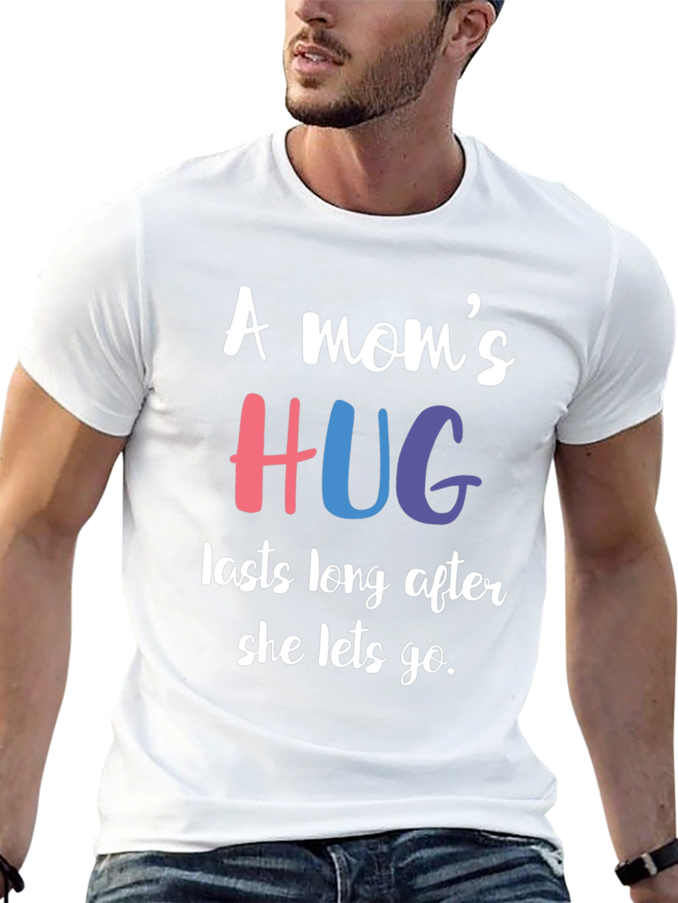 A Moms Hug T-Shirt - Comforting Message