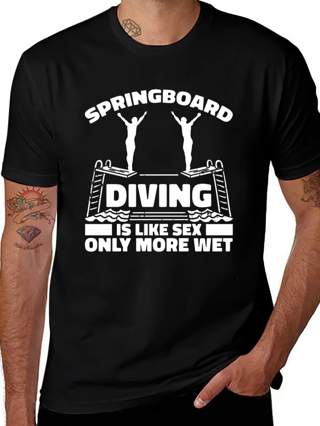 Funny Springboard Diving T-Shirt