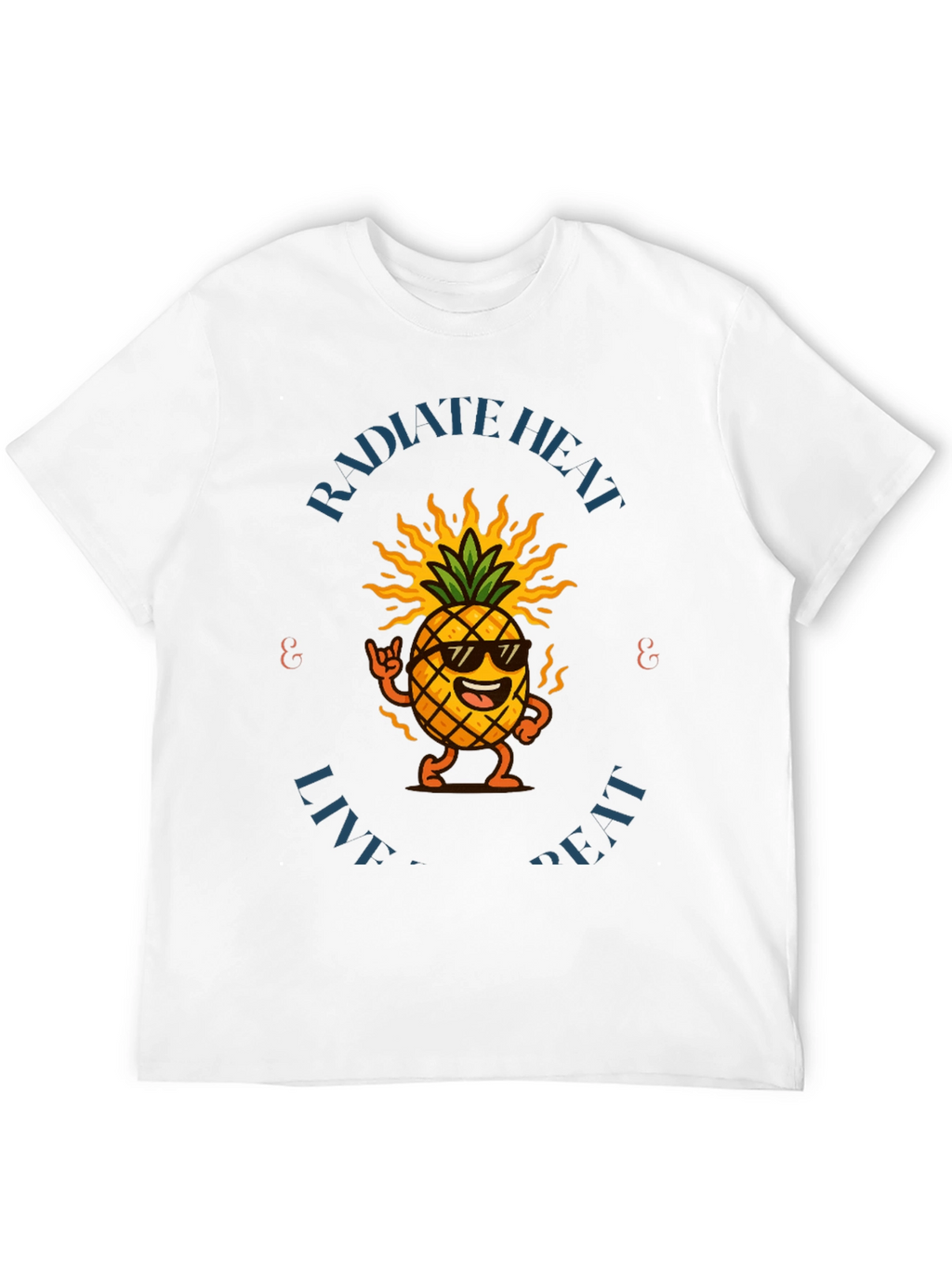 Radiate Heat Pineapple Graphic T-Shirt