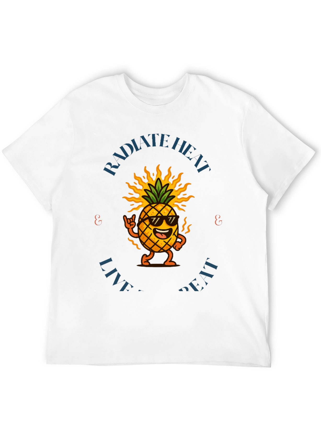 Radiate Heat Pineapple Graphic T-Shirt