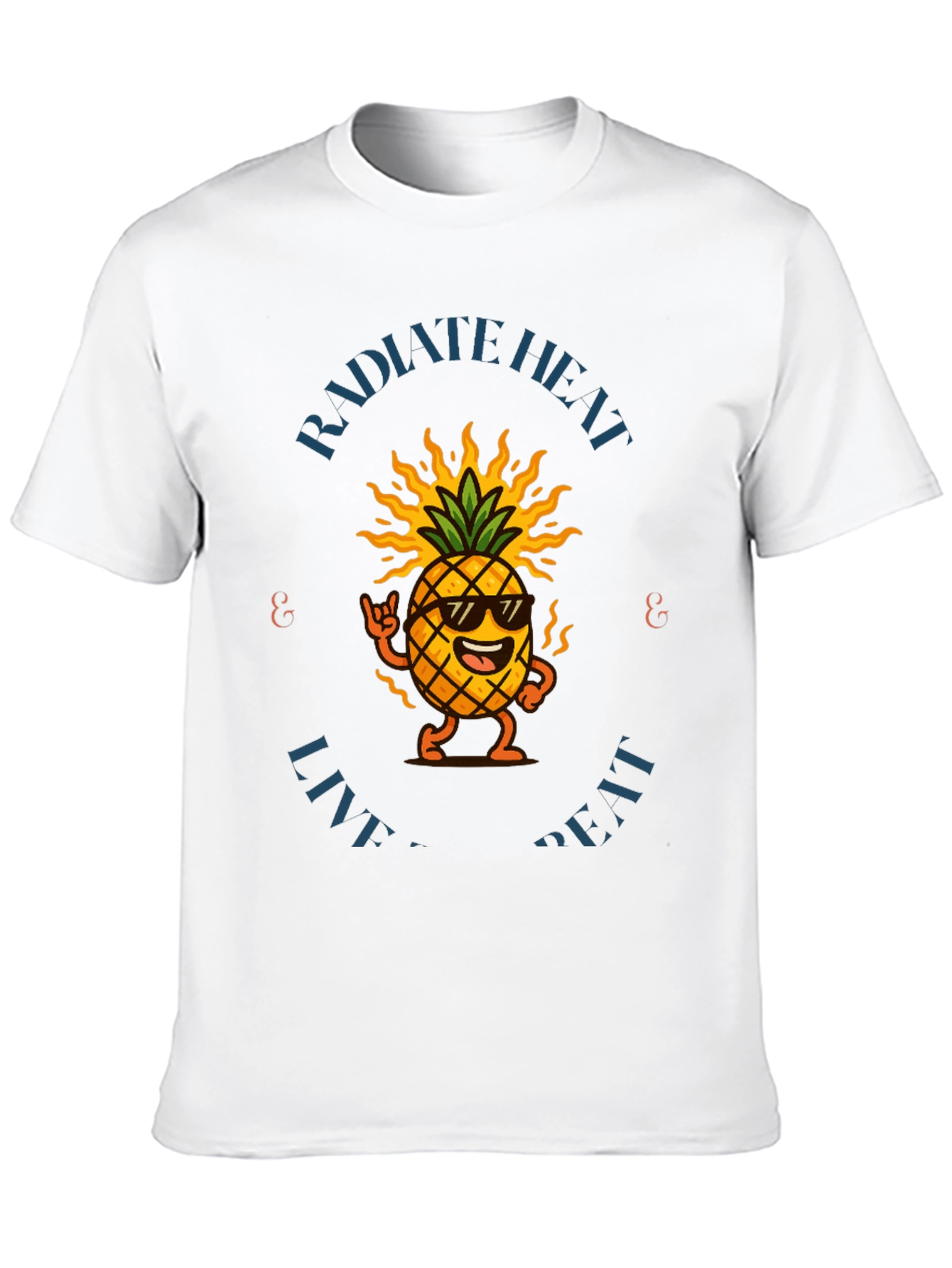 Radiate Heat Pineapple Graphic T-Shirt