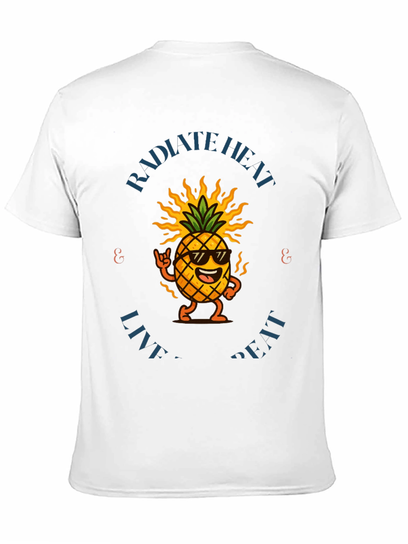 Radiate Heat Pineapple Graphic T-Shirt
