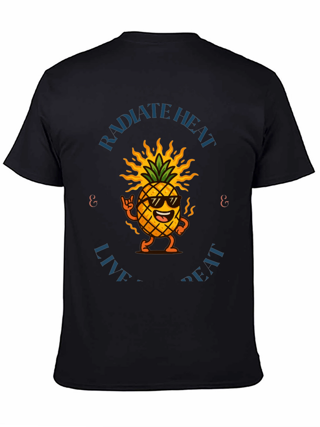 Radiate Heat Pineapple Graphic T-Shirt