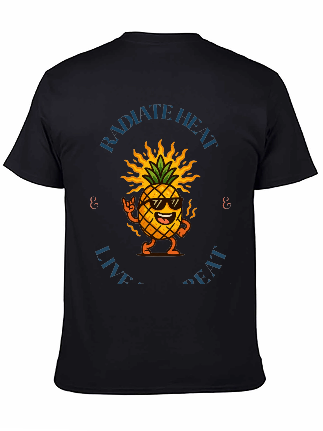 Radiate Heat Pineapple Graphic T-Shirt
