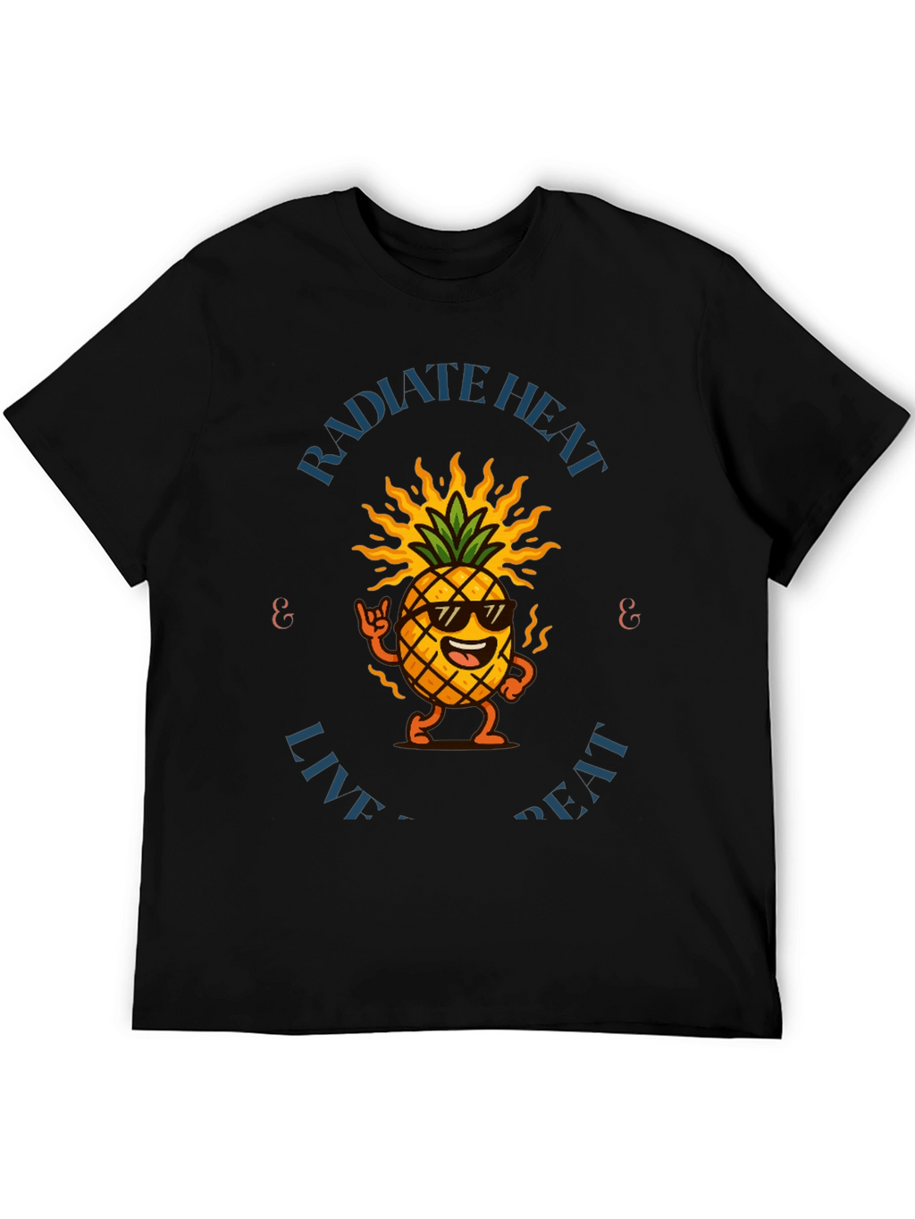 Radiate Heat Pineapple Graphic T-Shirt