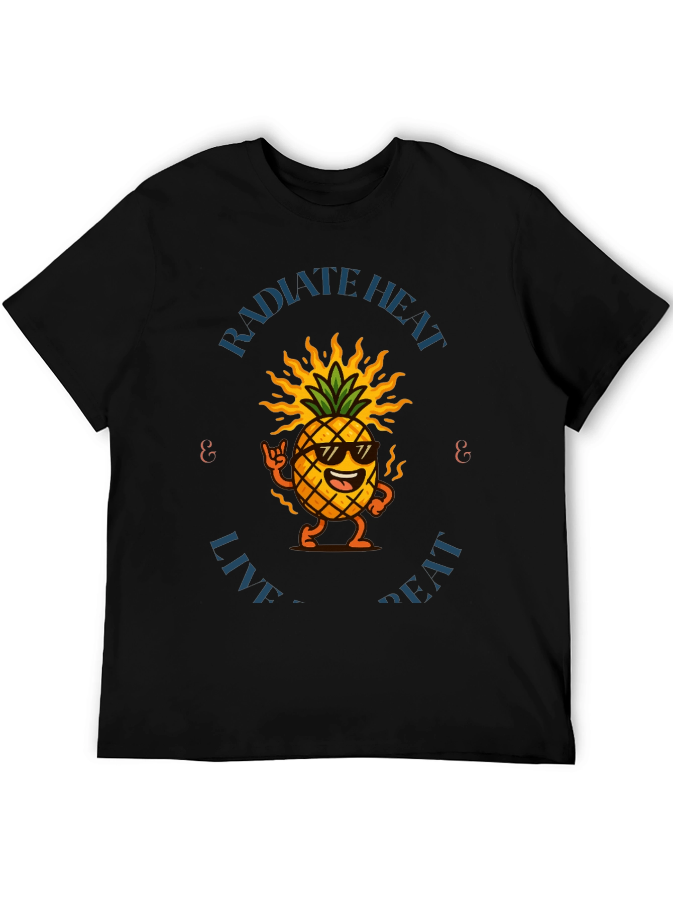 Radiate Heat Pineapple Graphic T-Shirt