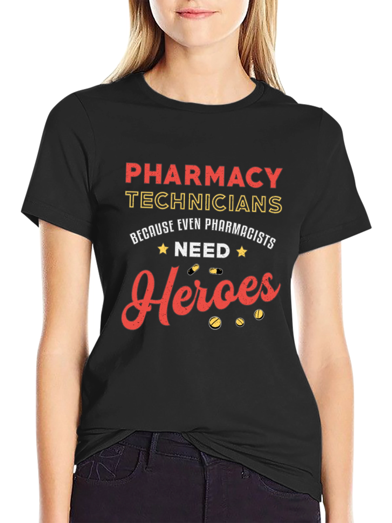 Pharmacy Technicians Heroes T-Shirt - Essential Workers Tee