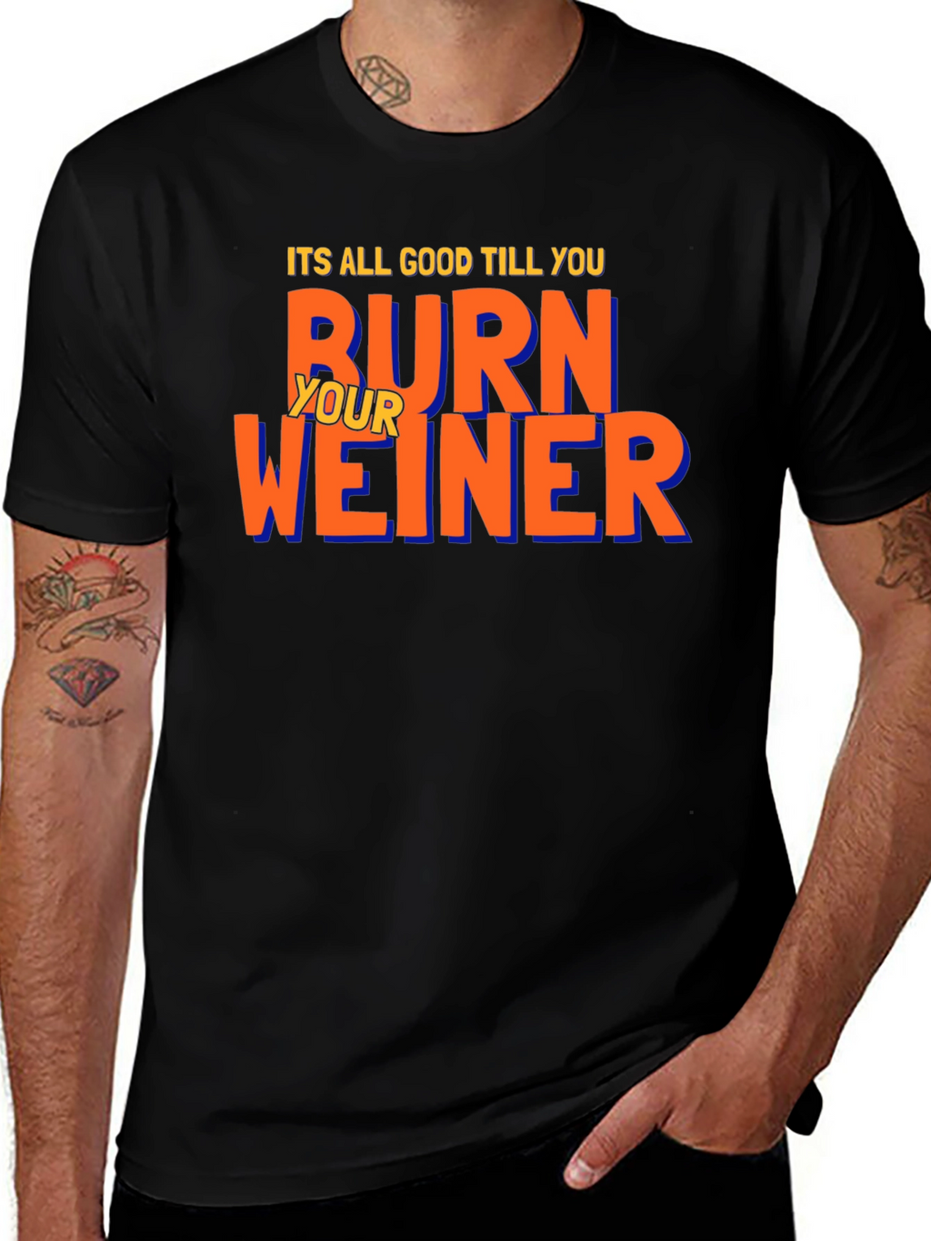 Burn Your Weiner T-Shirt - Funny BBQ Tee