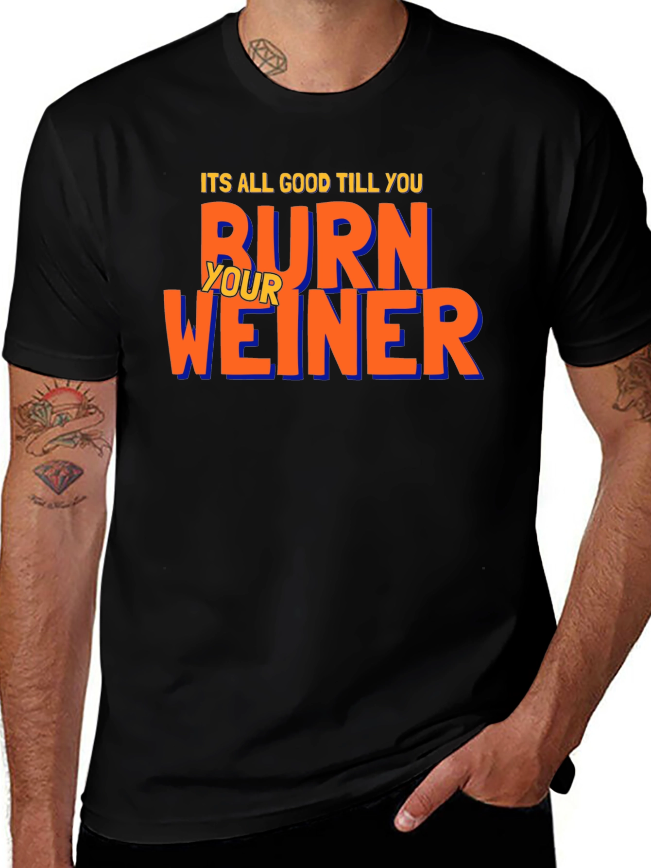 Burn Your Weiner T-Shirt - Funny BBQ Tee