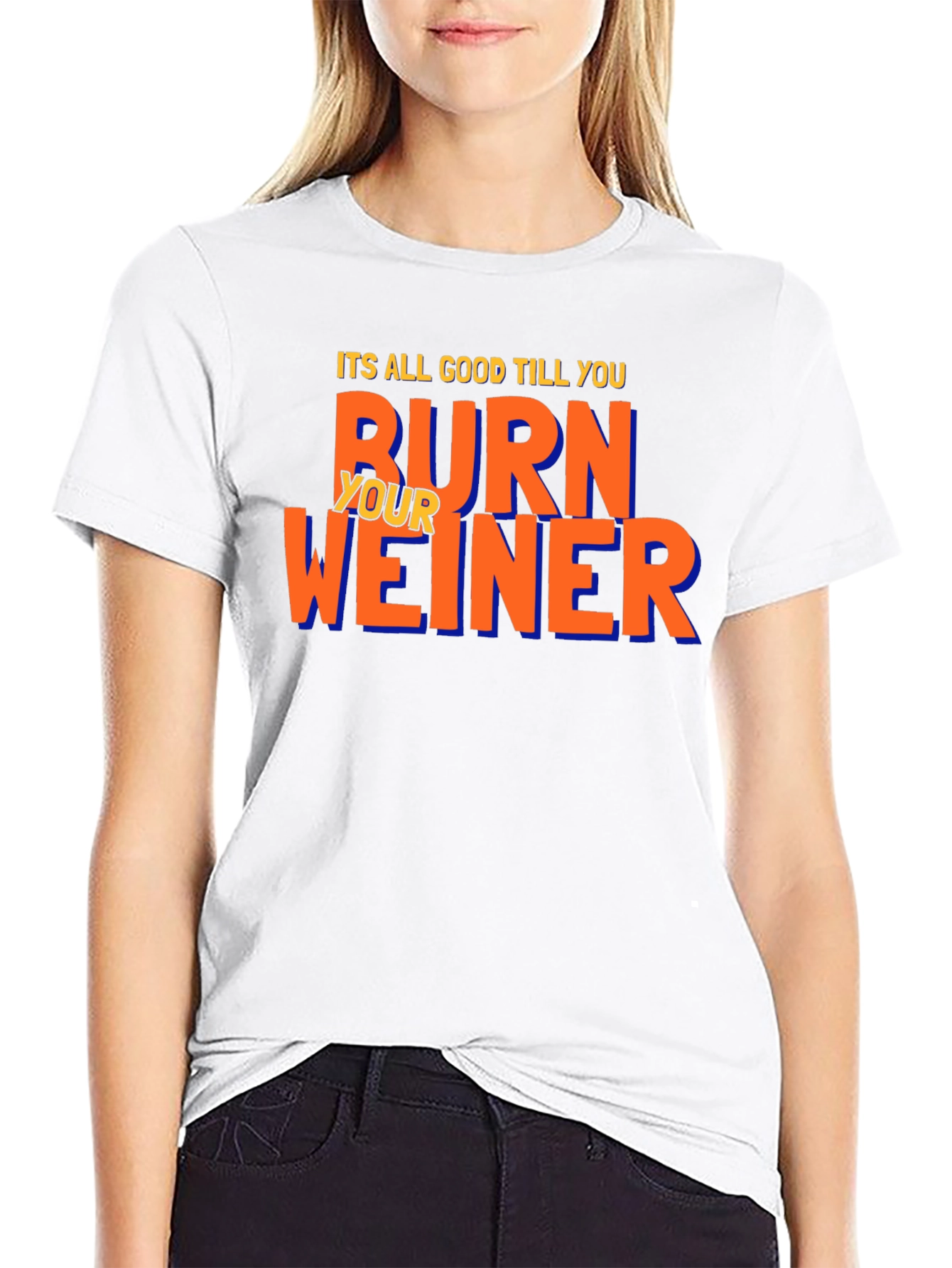 Burn Your Weiner T-Shirt - Funny BBQ Tee