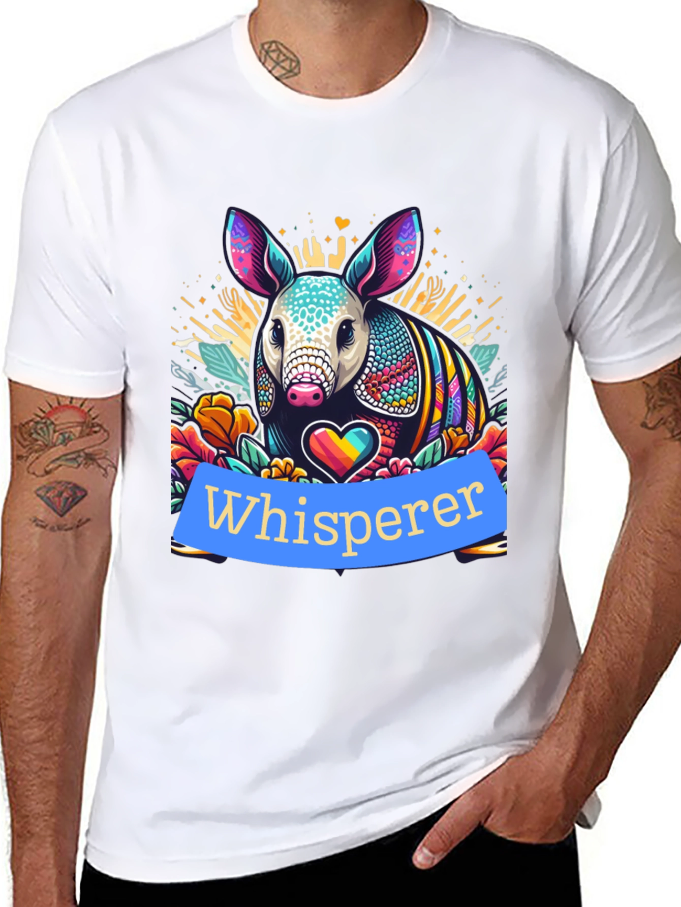 Armadillo Whisperer Graphic Tee - Unique Design