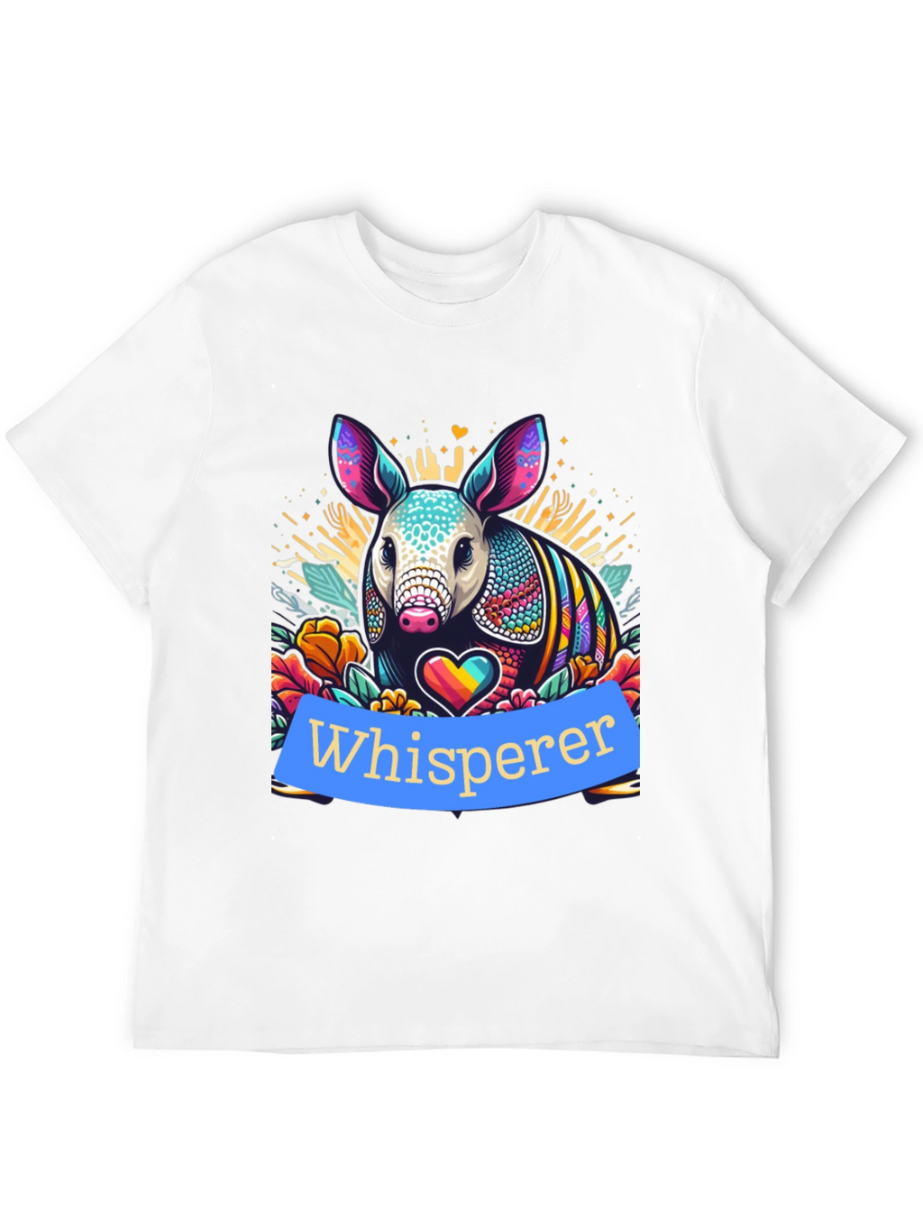 Armadillo Whisperer Graphic Tee - Unique Design