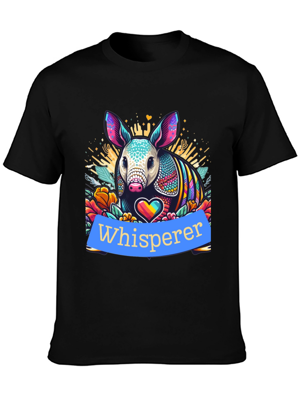Armadillo Whisperer Graphic Tee - Unique Design