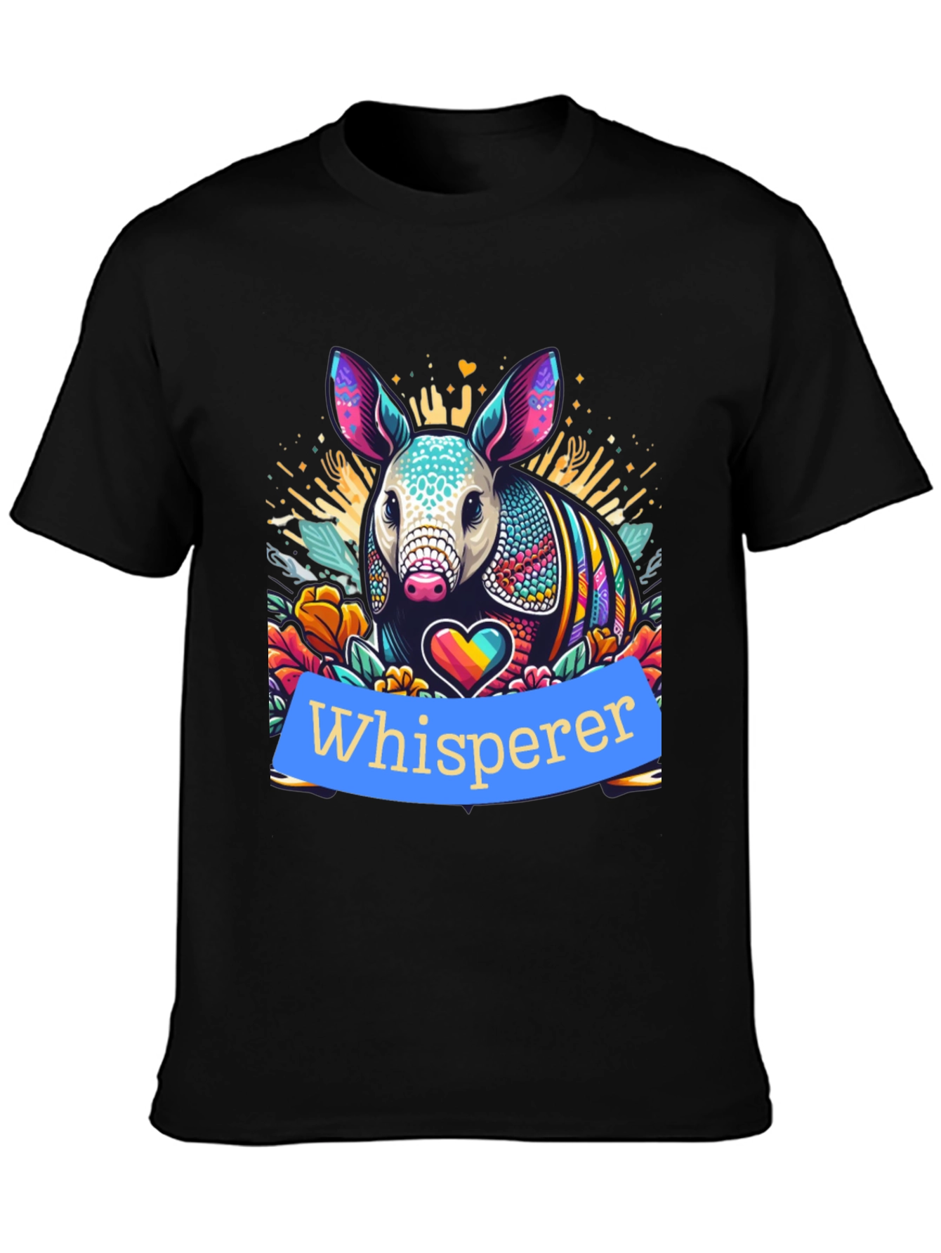 Armadillo Whisperer Graphic Tee - Unique Design