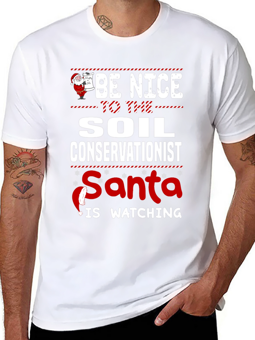 Soil Conservationist Santa T-Shirt