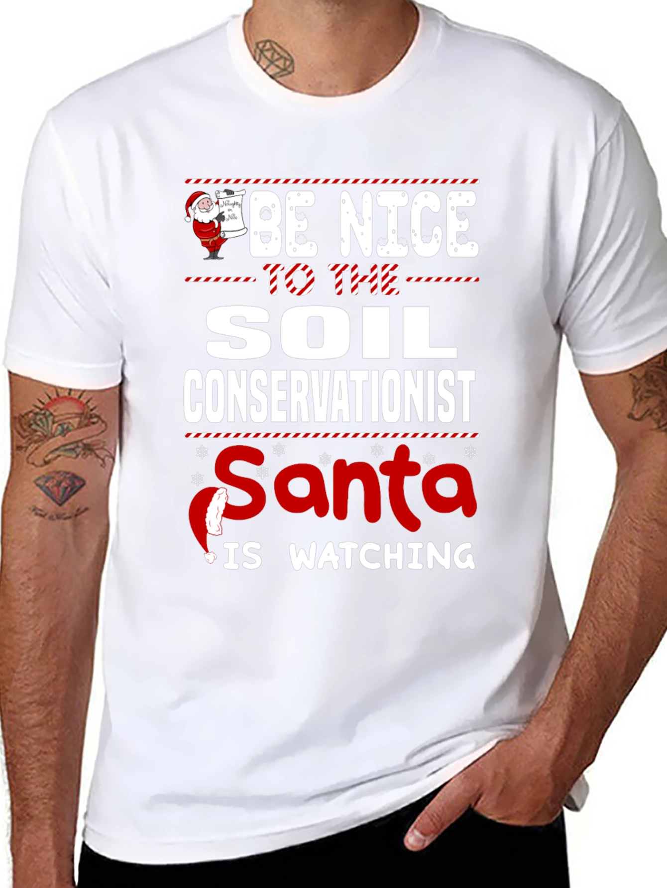 Soil Conservationist Santa T-Shirt
